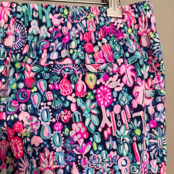 Lilly Pulitzer Emora Knit Pant Low Tide Navy Jewely Size large - Picture 5 of 7